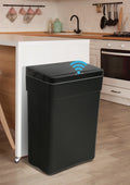 13 Gallon Kitchen Trash Can Automatic Kitchen Trash Can Touch Free High-Capacity Garbage Can with Lid for Bedroom Home Office 50 Liter Bathroom Trash Can