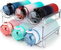 Water Bottle Cabinet Organizer Set - Stackable Storage Racks for Efficient Water Bottle Management