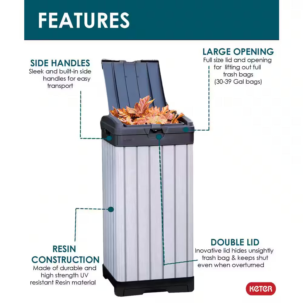 Rockford Outdoor Waste Bin