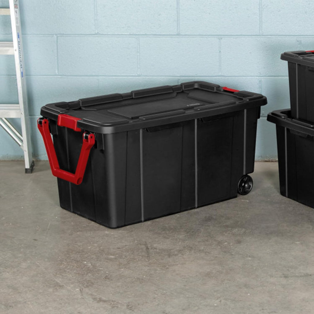 Wheeled Black Tote IND 40GA Model 14699002