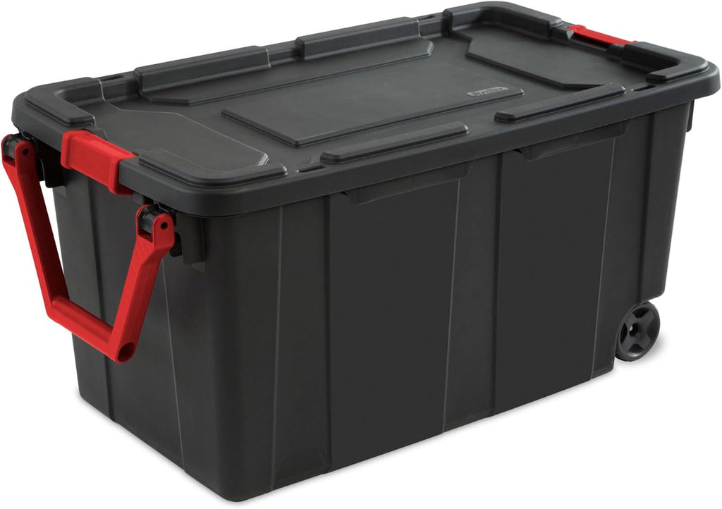 Wheeled Black Tote IND 40GA Model 14699002