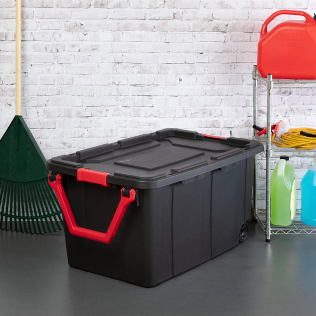 Wheeled Black Tote IND 40GA Model 14699002