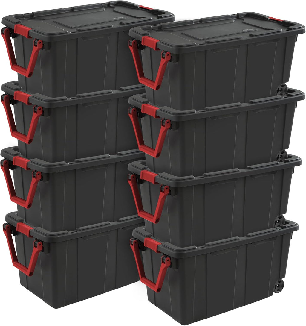 Wheeled Black Tote IND 40GA Model 14699002