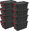 Wheeled Black Tote IND 40GA Model 14699002